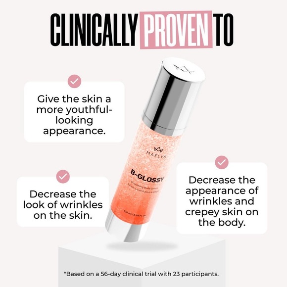 Maelys B-Glossy Smoothing Body Serum 🦵🏼💪🏼  NEW IN BOX B GLOSSY - Picture 7 of 12